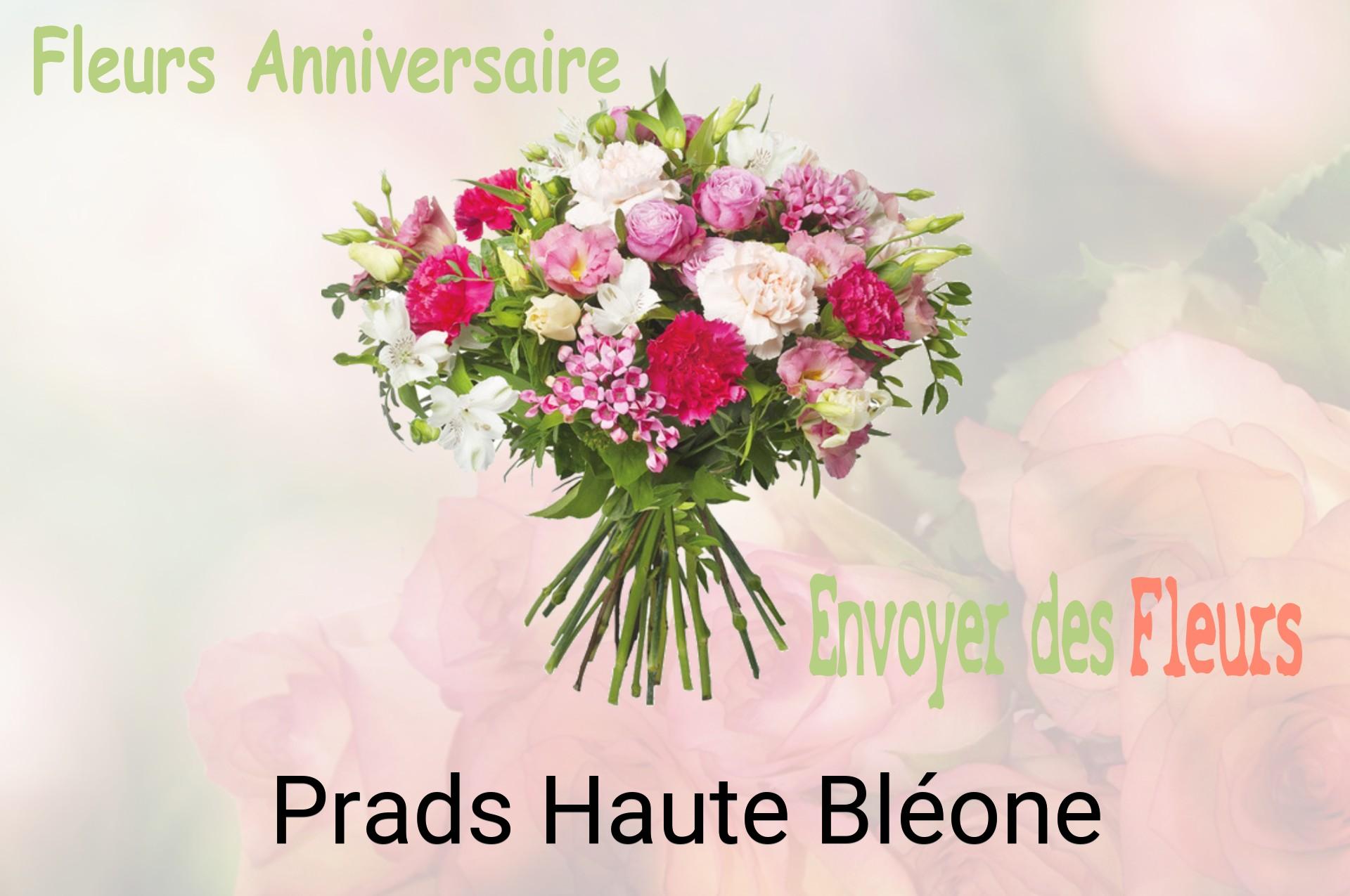 Bouquet de fleurs d’anniversaire livré à Prads-Haute-Bléone